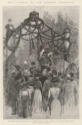 Die Beerdigung der Kaiserin Friedrich